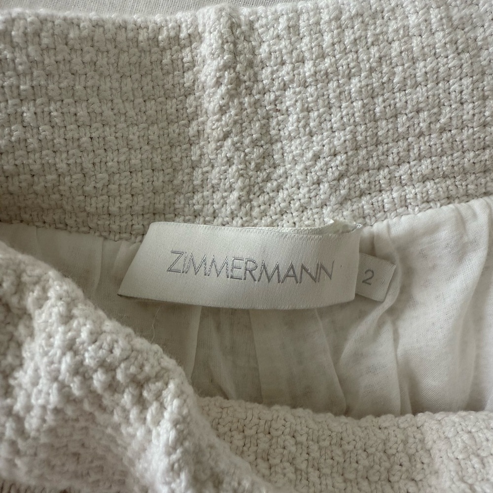 Zimmermann knit shorts. Size 2.
